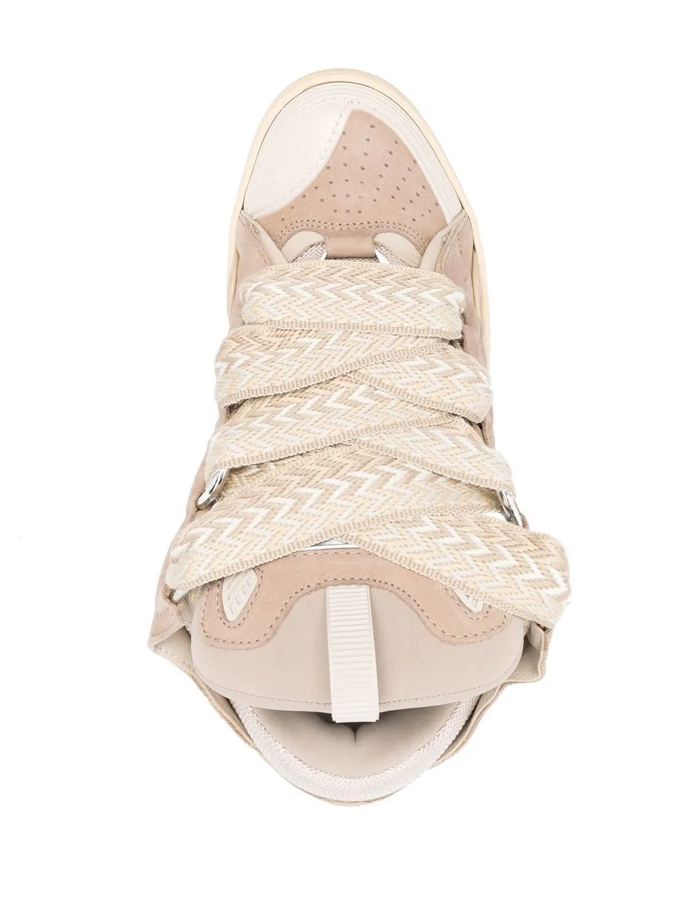 LANVIN Curb Sneakers Ecru
