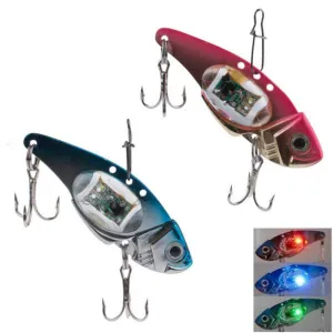 LED Light Fishing Lure Treble Hook Electronic Fishing Lamp Bait Tackle Fish Lure Light Flashing Lamp