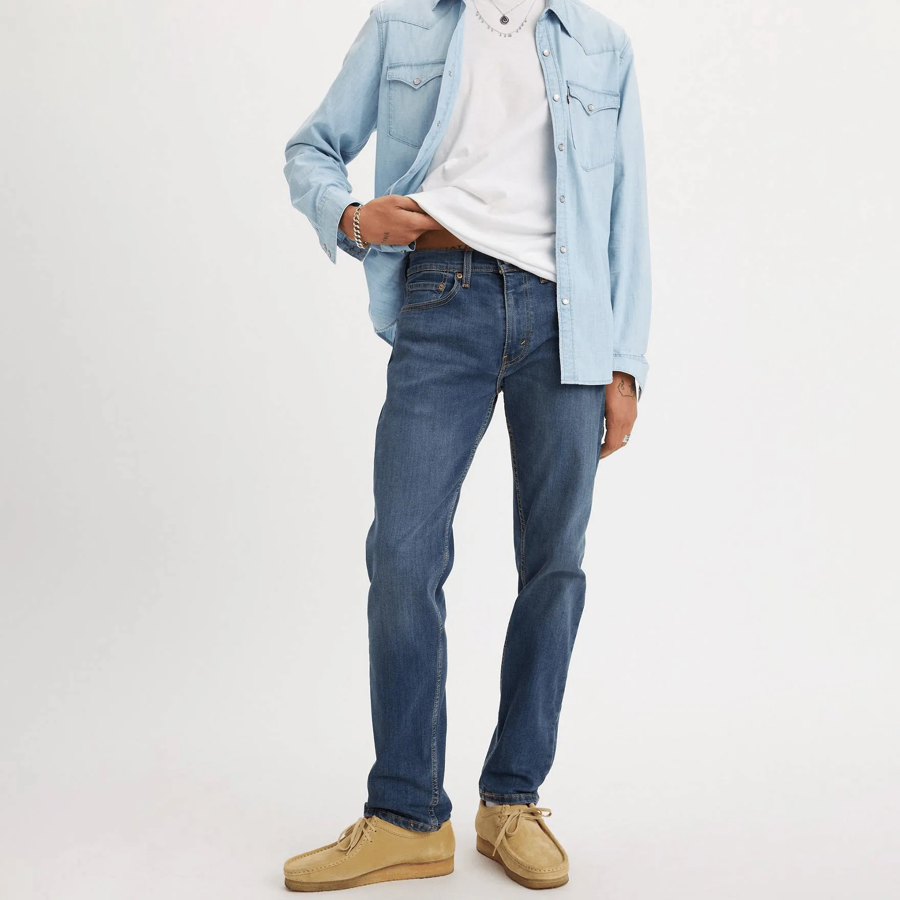 Levi's 502™ Tapered Jeans In Indigo Worn In