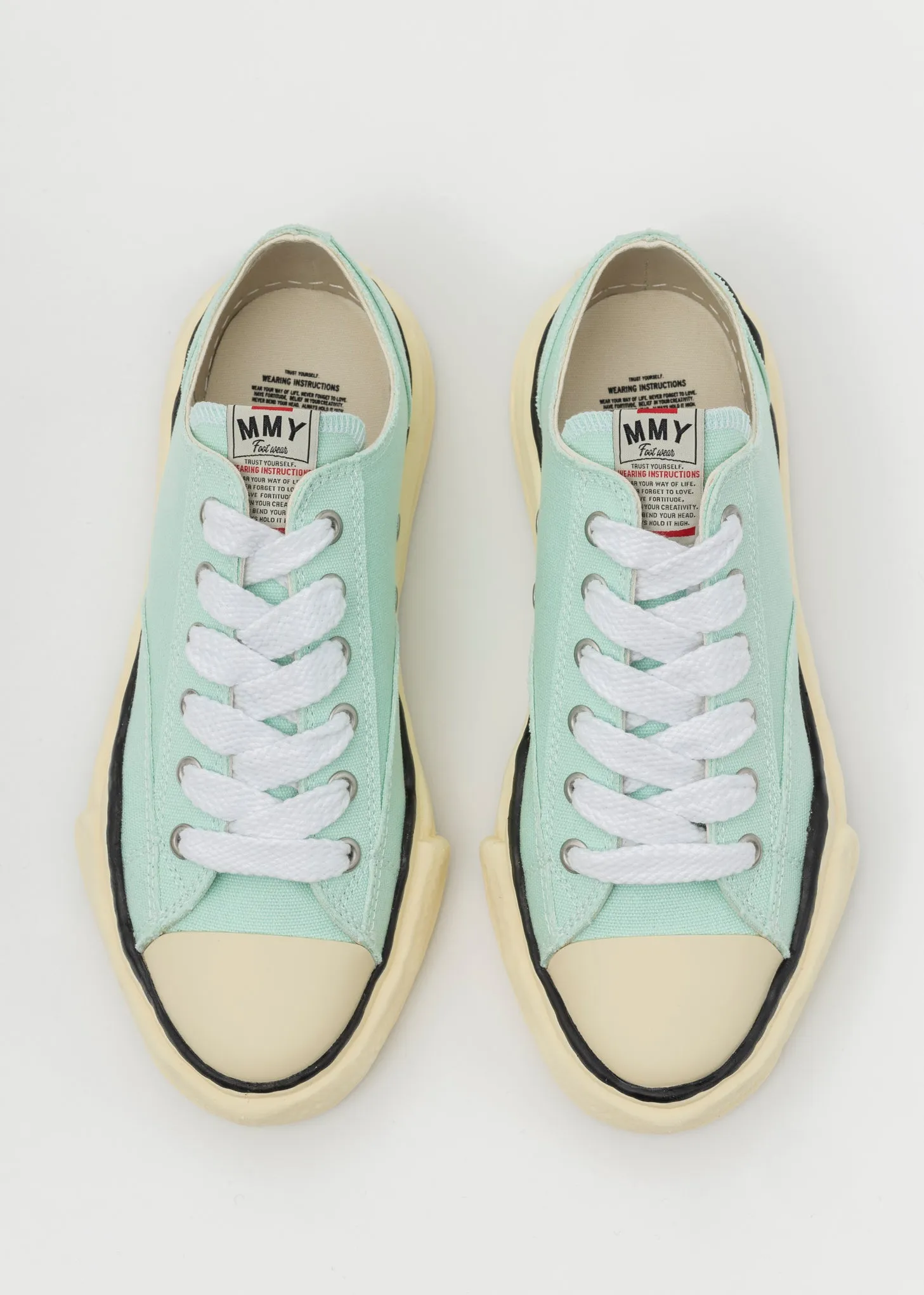 Light Blue OG Sole Vintage Colour Canvas Low-Top Sneaker (PETERSON LOW)
