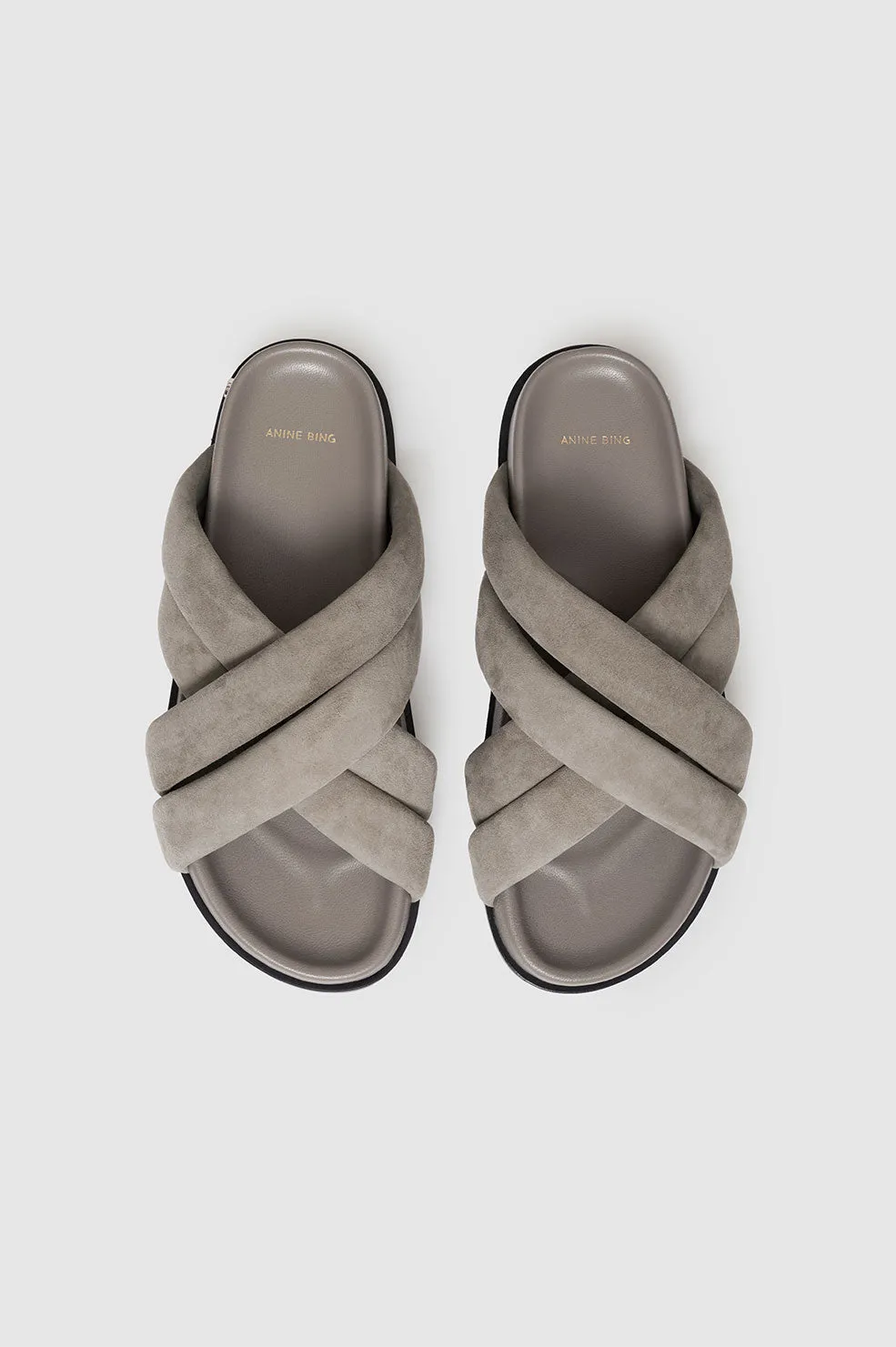 Lizzie Slides - Taupe