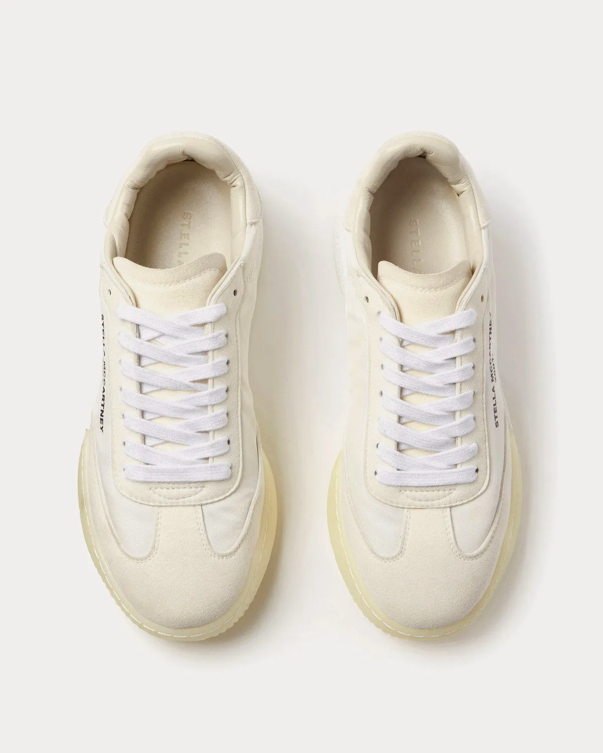 Loop Lace-up White Low Top Sneakers