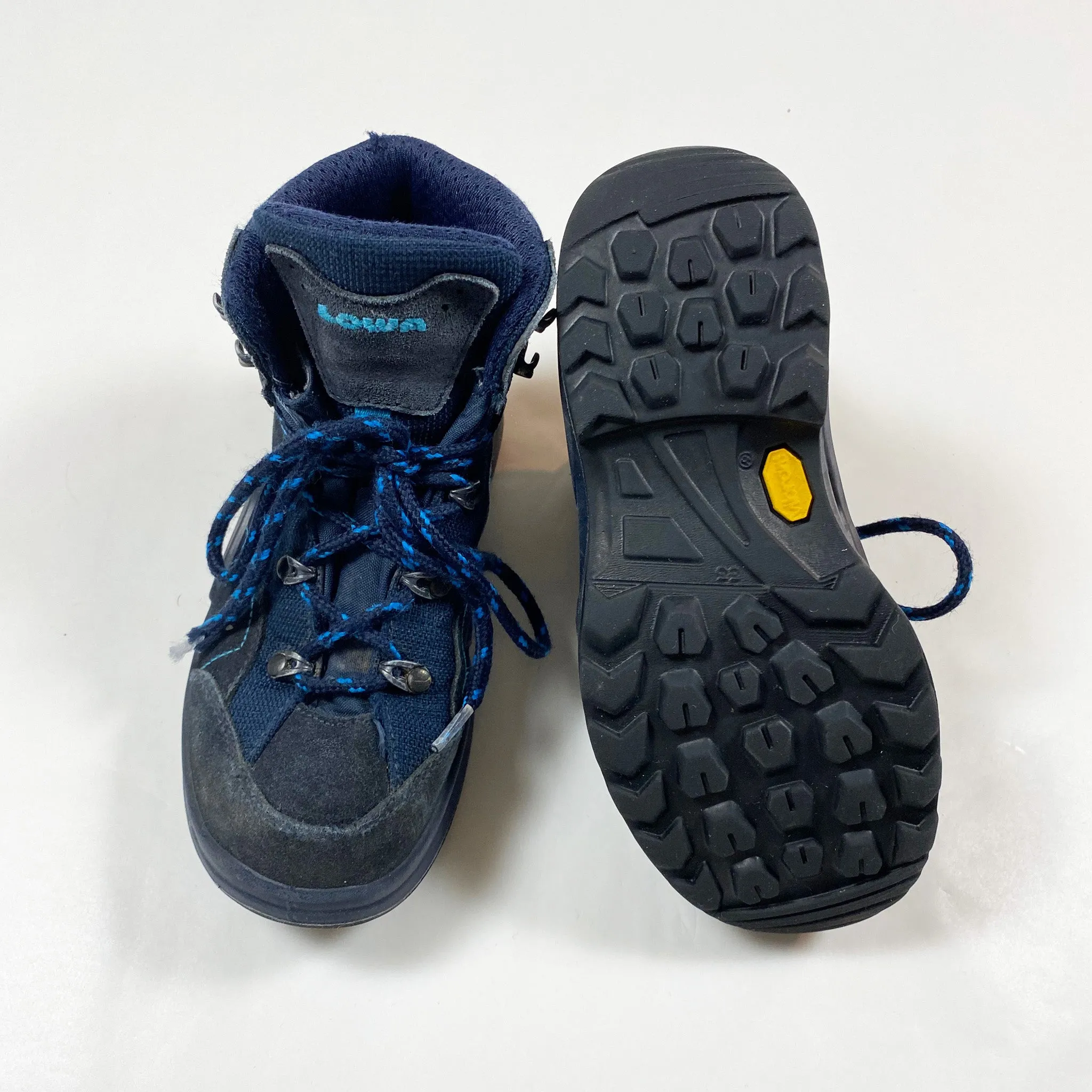 Lowa navy gore-tex kodi III mid junior hiking boots 33