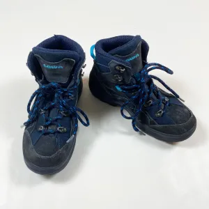 Lowa navy gore-tex kodi III mid junior hiking boots 33
