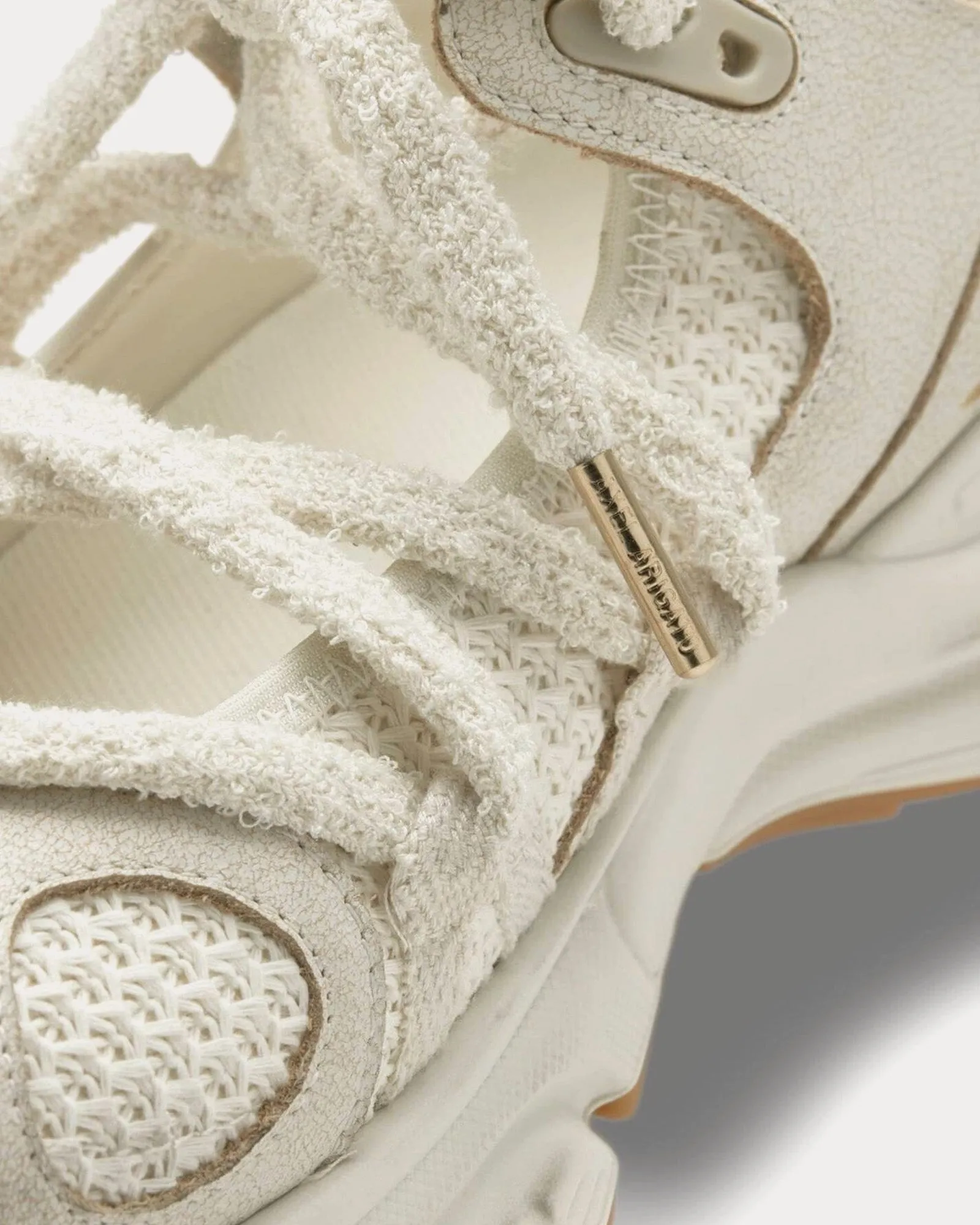 Marathon Ballet Off White / Off White Slip On Sneakers