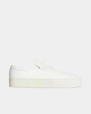 Marie H Canvas Ivory Slip On Sneakers