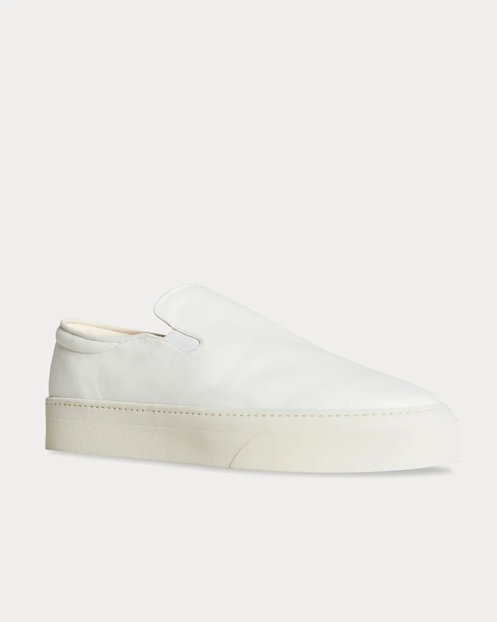 Marie H Canvas Ivory Slip On Sneakers