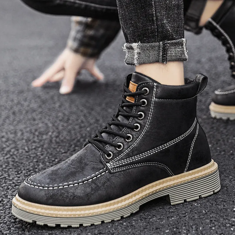 Men's Martin Boots Autumn Casual Sneakers Retro Fashion Men's