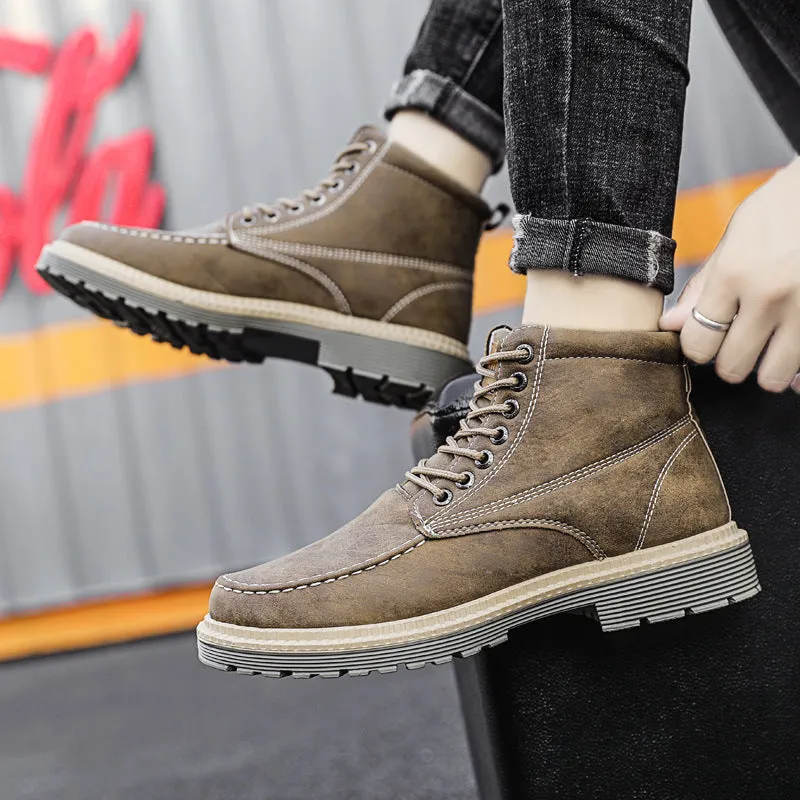 Men's Martin Boots Autumn Casual Sneakers Retro Fashion Men's