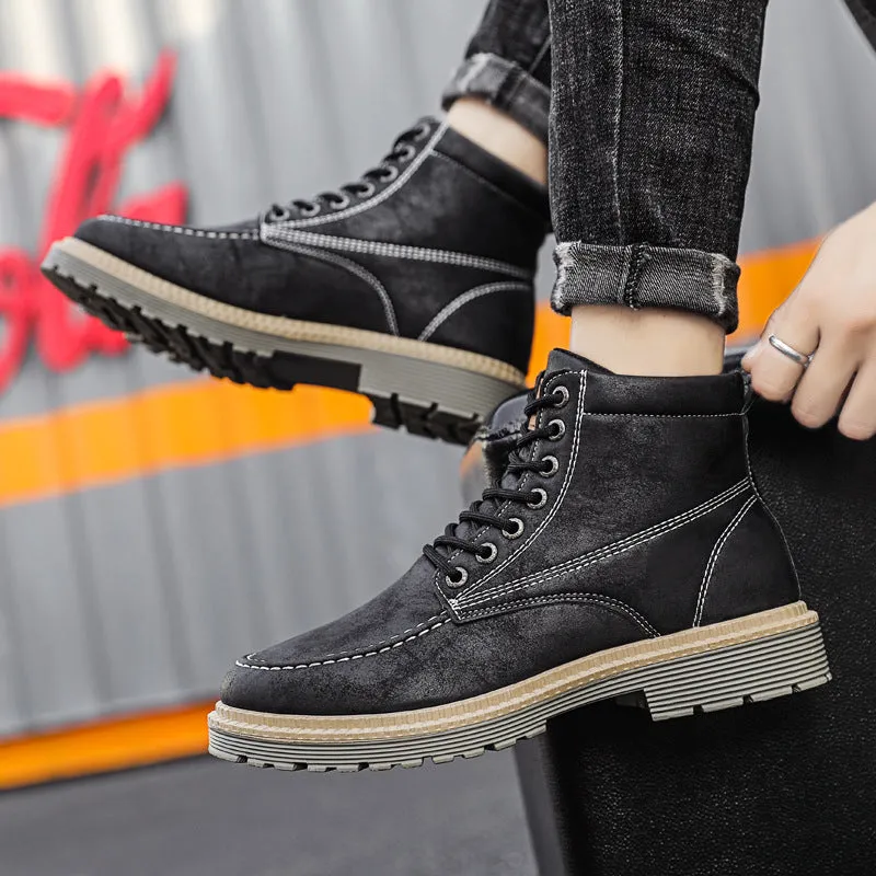 Men's Martin Boots Autumn Casual Sneakers Retro Fashion Men's
