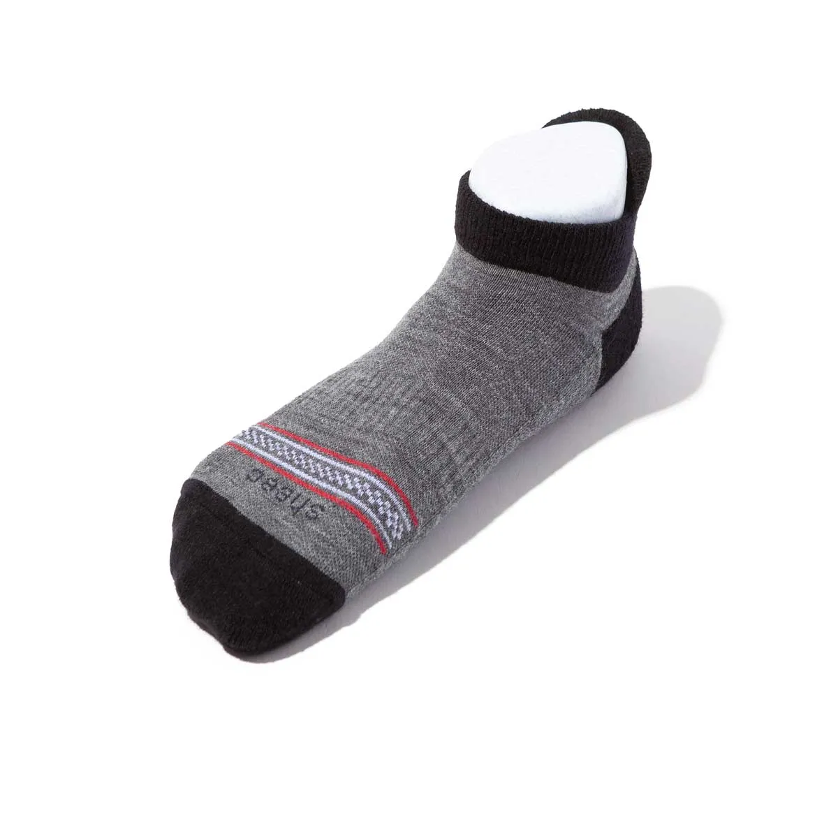Merino Wool No Show Blister Tab | DARK GRAY 4 Pairs