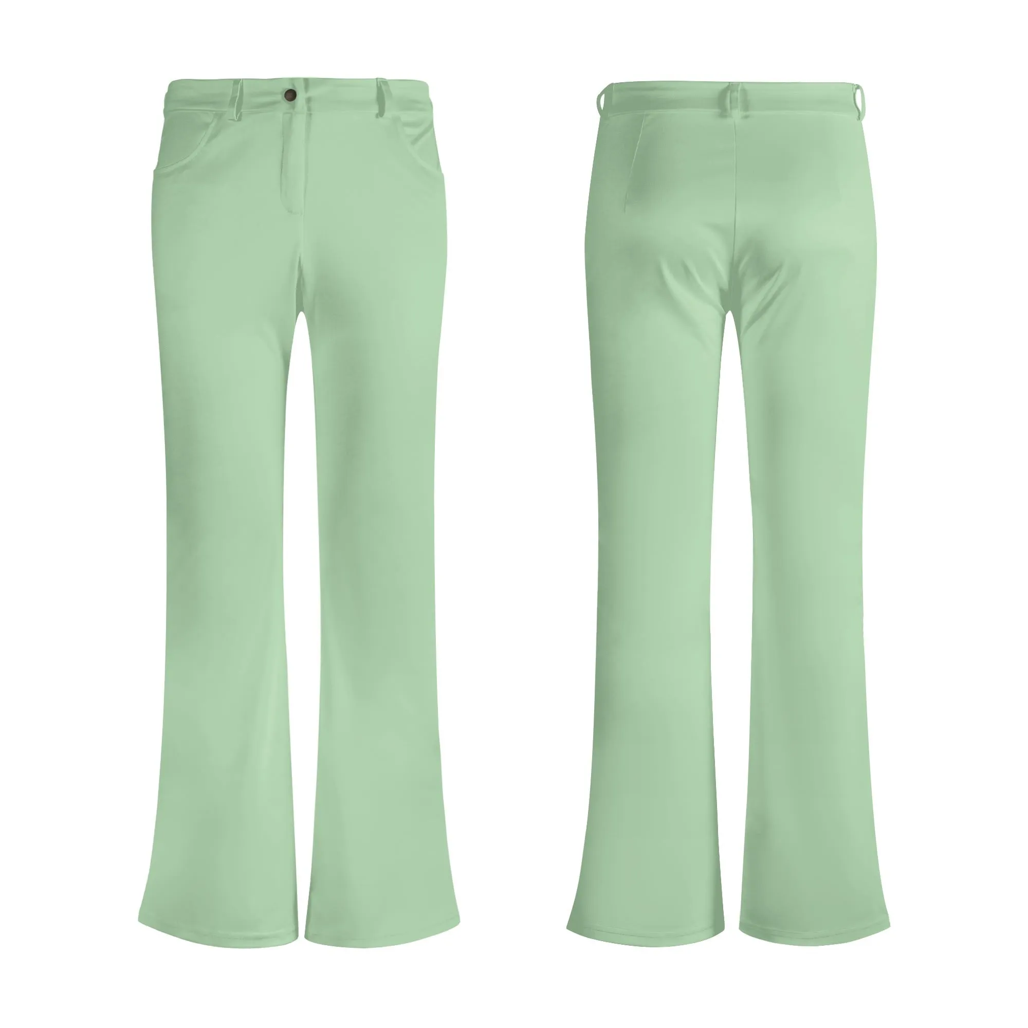 Mima Green Flare Pants