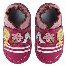 Momo Baby Girls Soft Sole Leather Shoes - Candy Pocket