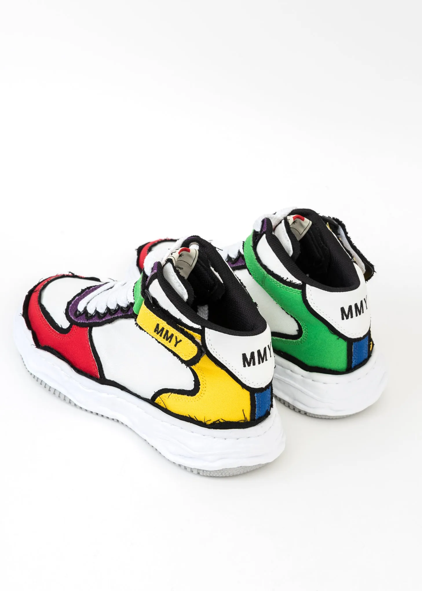 Multi OG Sole Overhanging Canvas High-Top Sneaker (WAYNE HIGH)