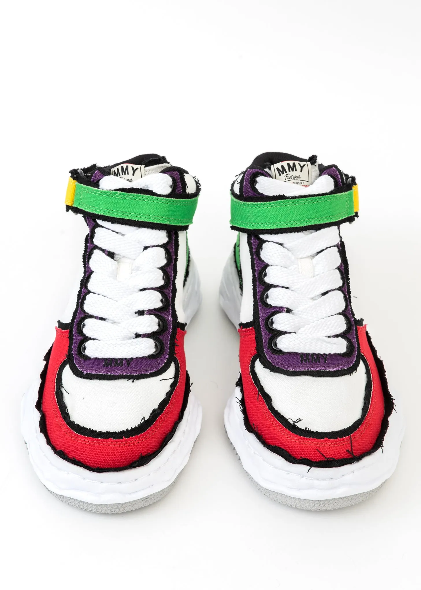 Multi OG Sole Overhanging Canvas High-Top Sneaker (WAYNE HIGH)