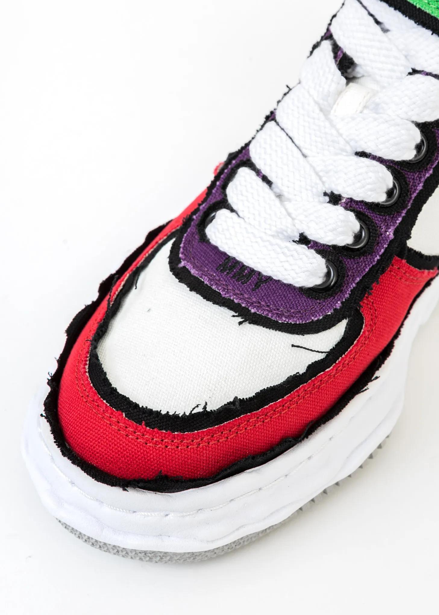 Multi OG Sole Overhanging Canvas High-Top Sneaker (WAYNE HIGH)