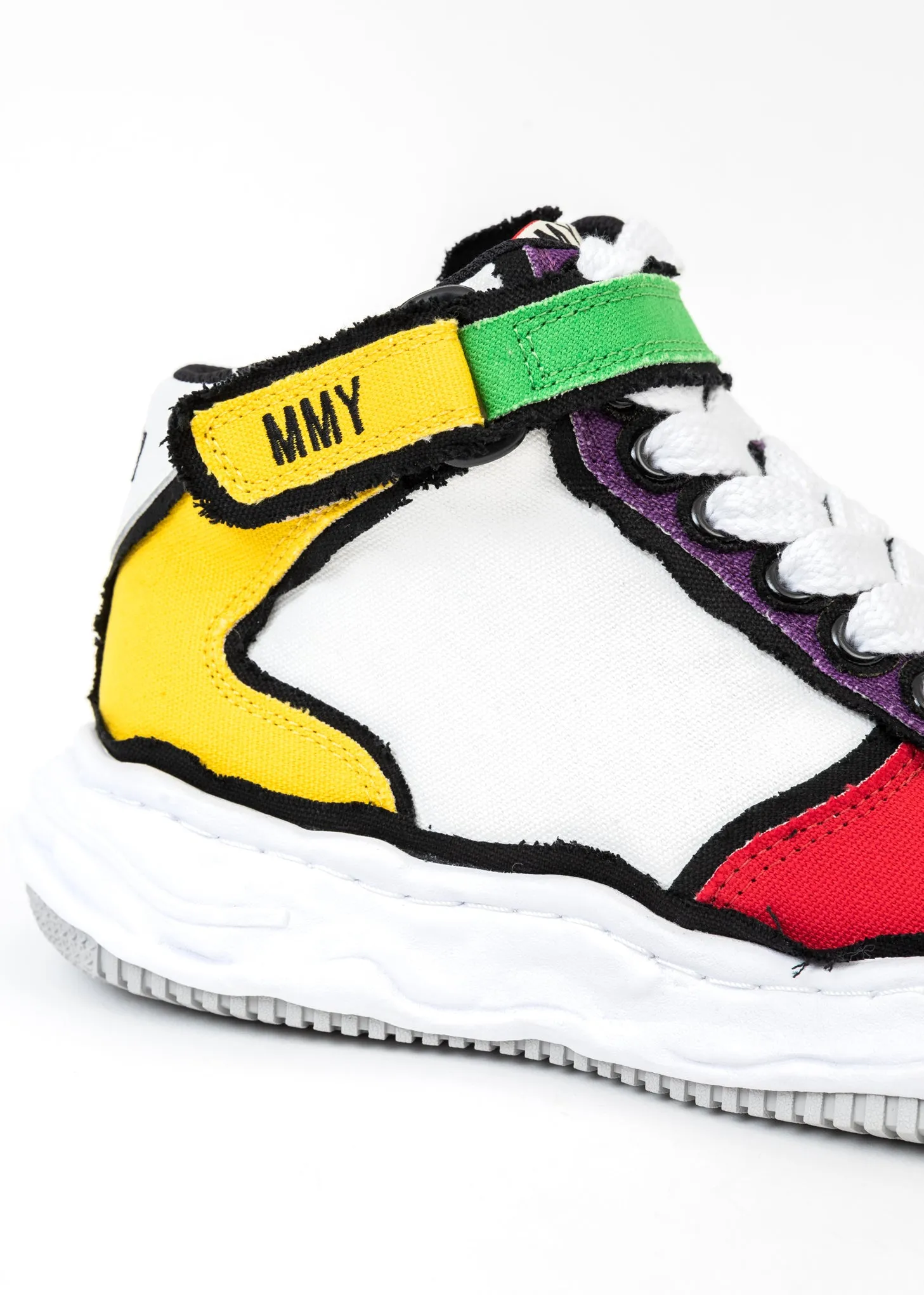 Multi OG Sole Overhanging Canvas High-Top Sneaker (WAYNE HIGH)