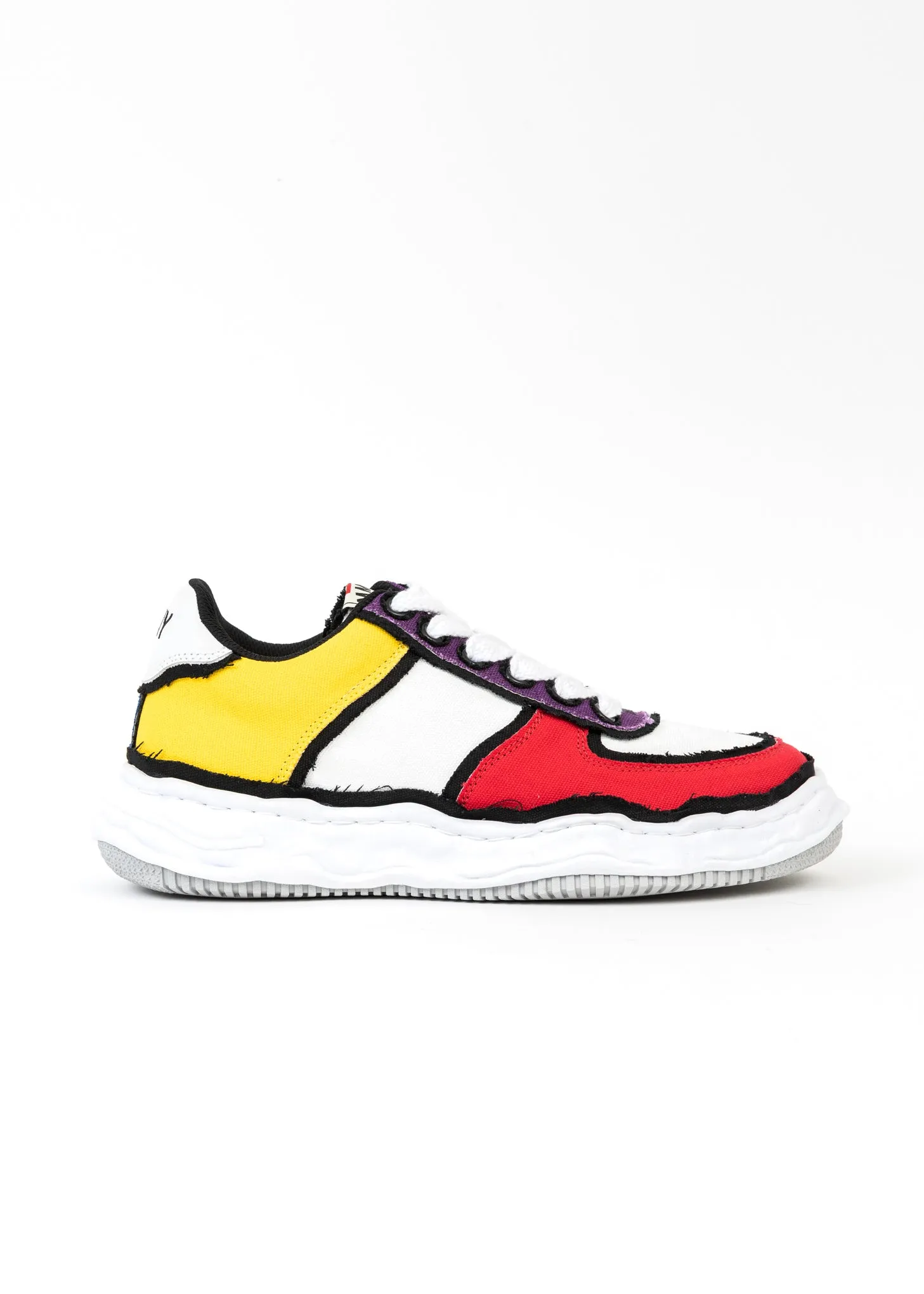 Multi OG Sole Overhanging Canvas Low-Top Sneaker (WAYNE LOW)