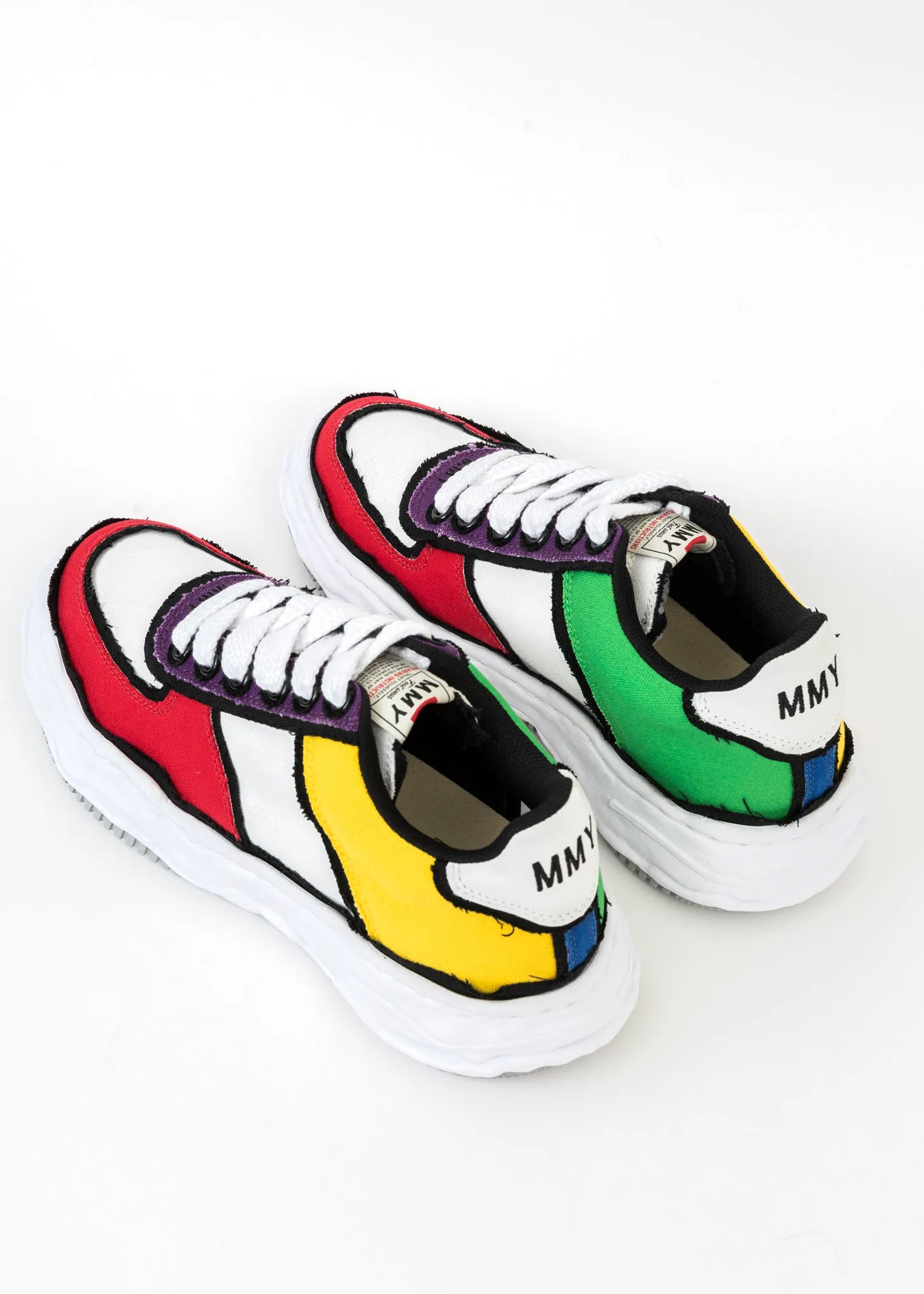 Multi OG Sole Overhanging Canvas Low-Top Sneaker (WAYNE LOW)
