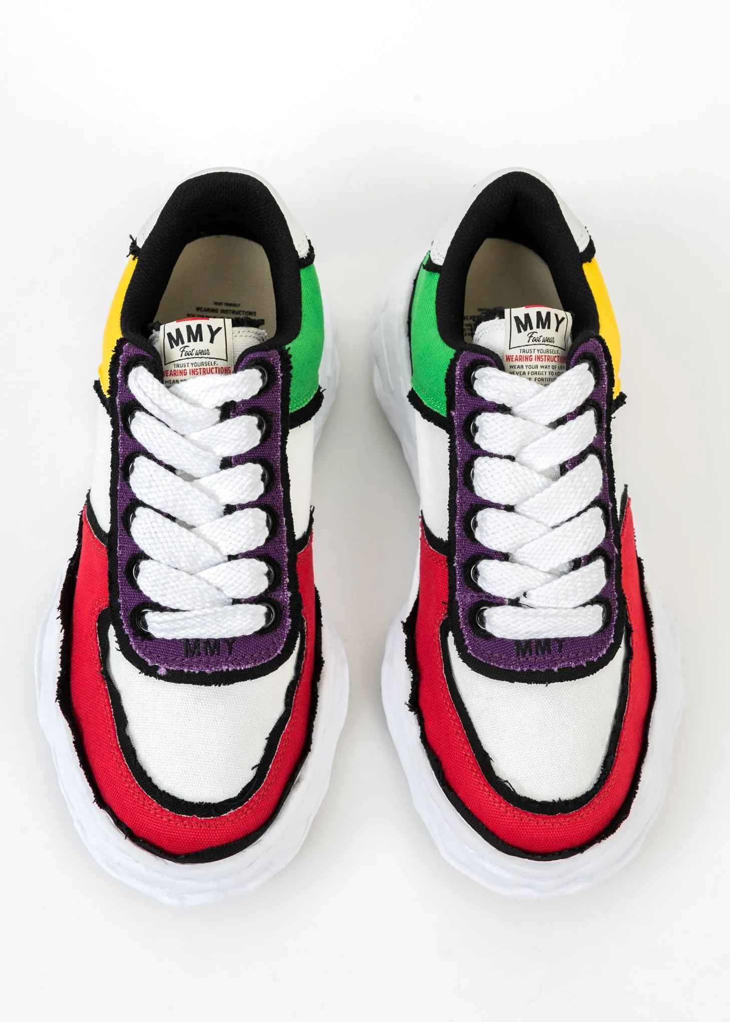 Multi OG Sole Overhanging Canvas Low-Top Sneaker (WAYNE LOW)