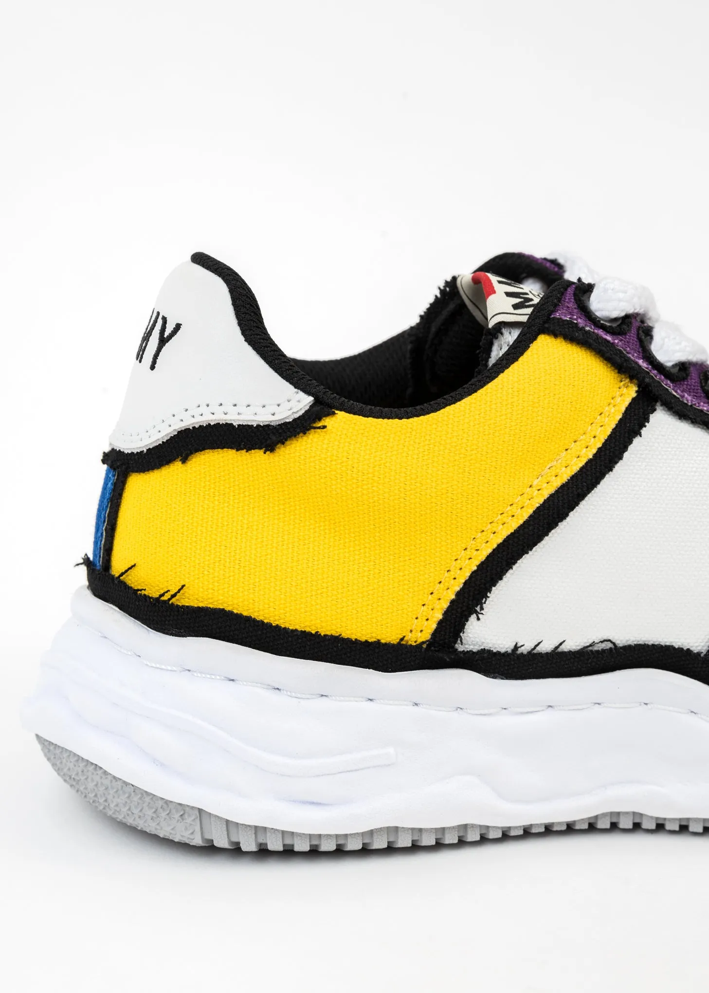 Multi OG Sole Overhanging Canvas Low-Top Sneaker (WAYNE LOW)