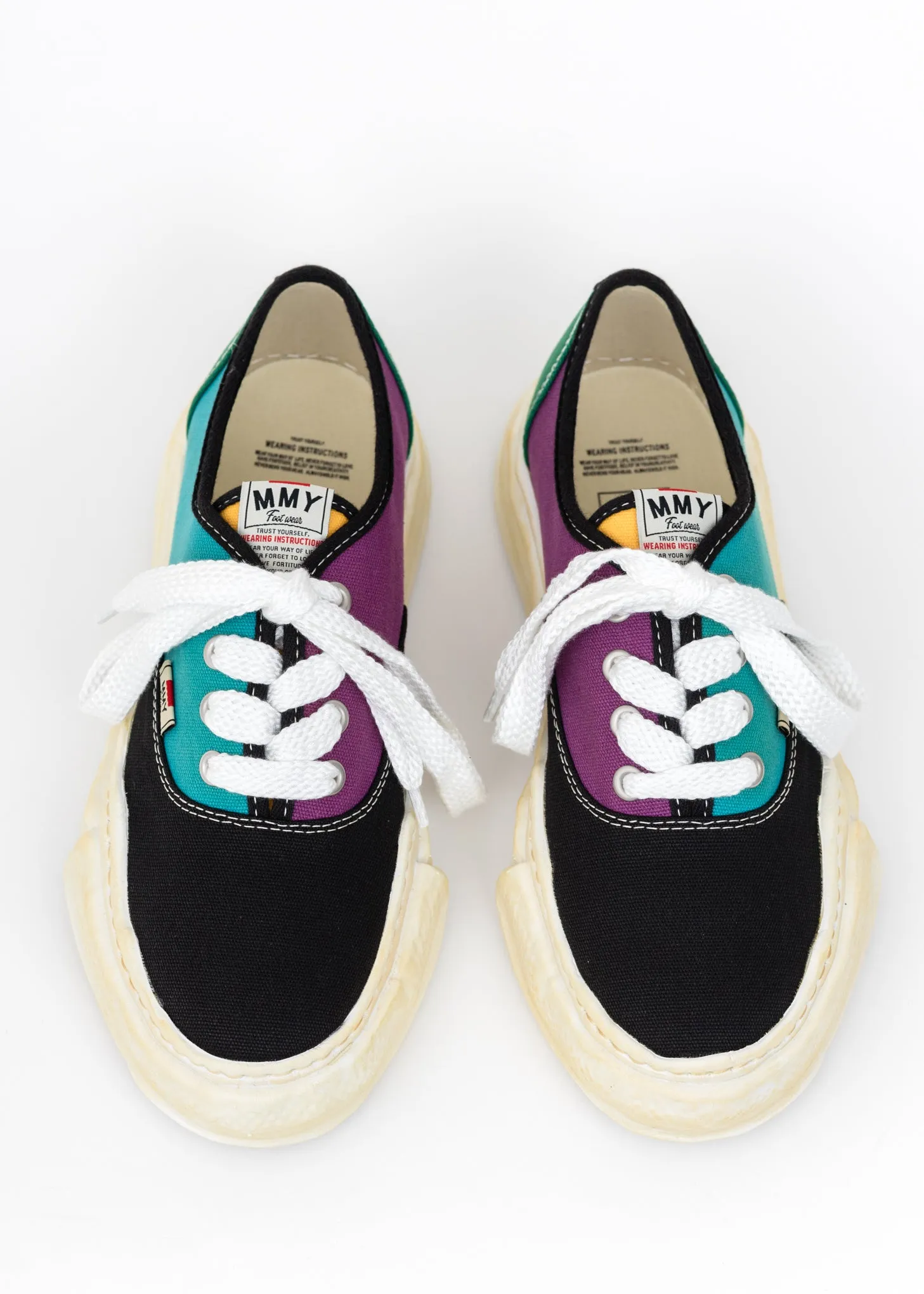 Multi Original Sole Overdyed Lowcut Sneaker (Blue Baker)