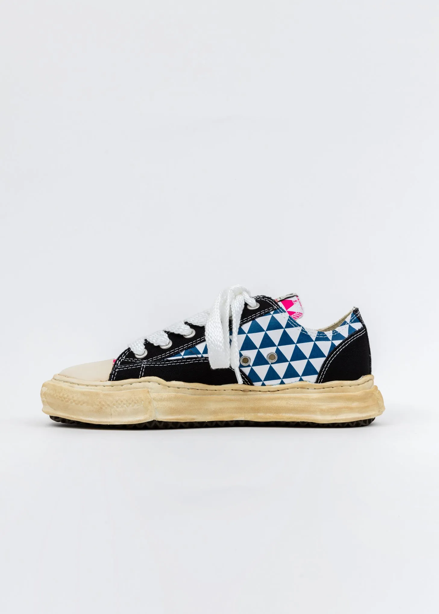 Multi Printed Canvas Original Sole Overdyed Lowcut Sneaker