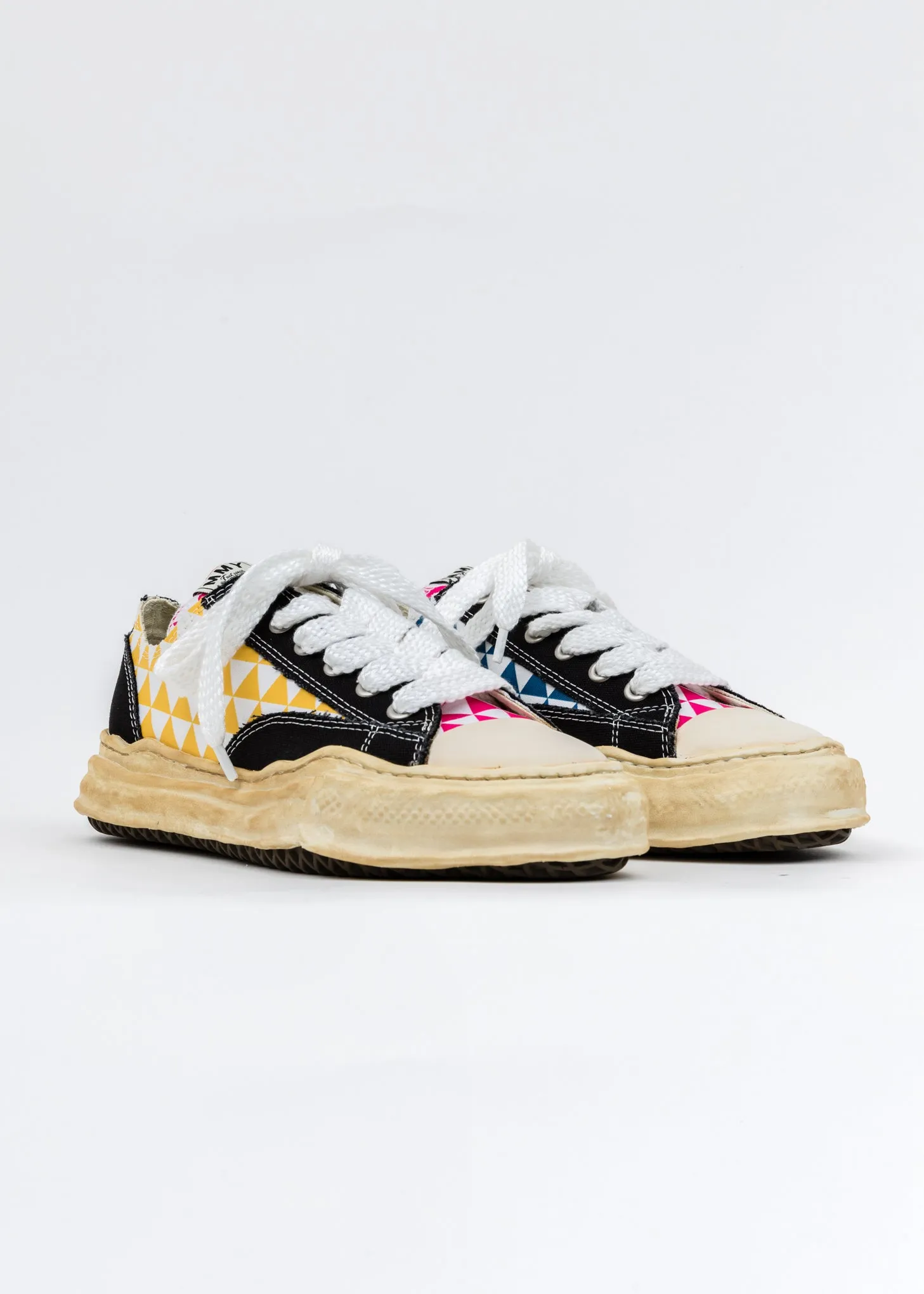 Multi Printed Canvas Original Sole Overdyed Lowcut Sneaker