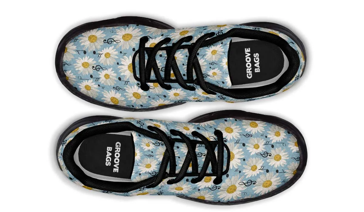 Musical Daisy Blue Chunky Sneakers