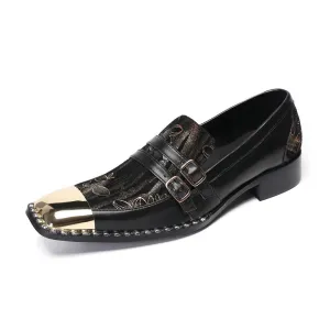 New boys casual rivet shoes brand one-pedal rhinestone loafers spirit guy trend breathable men's board shoes