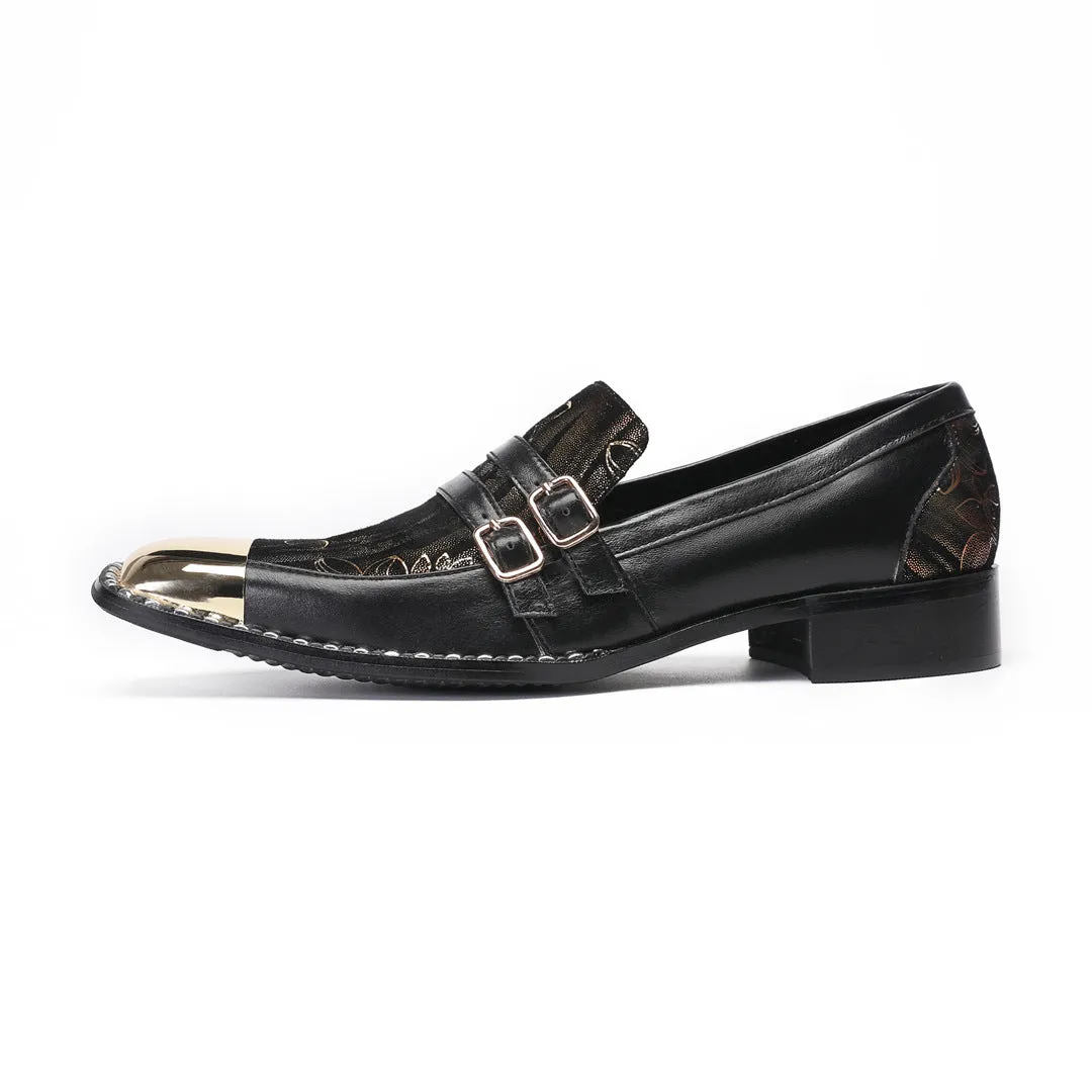 New boys casual rivet shoes brand one-pedal rhinestone loafers spirit guy trend breathable men's board shoes