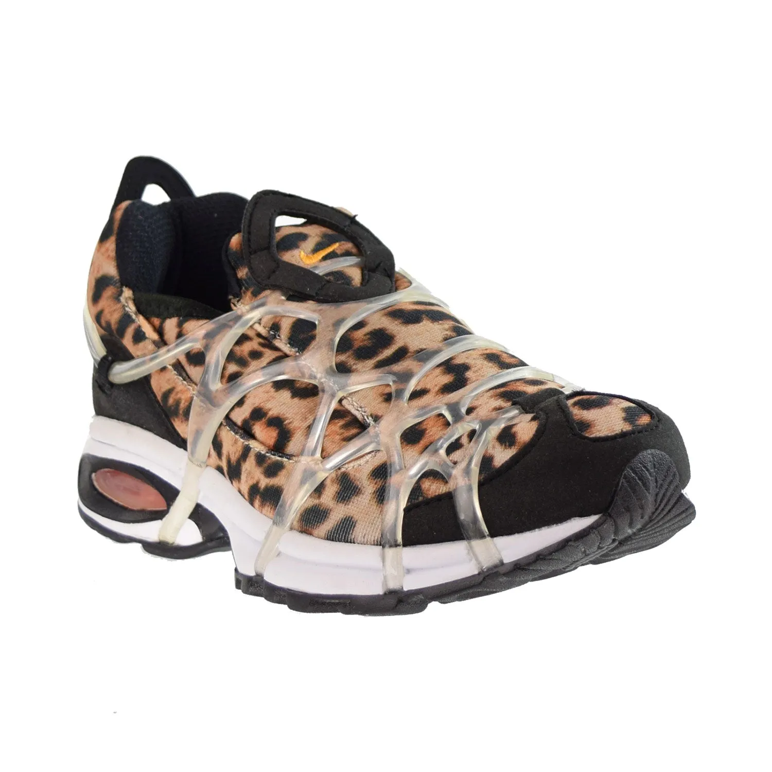 Nike Air Kukini SE "Leopard" (GS) Big Kids' Shoes Black-Kumquat-Multi color