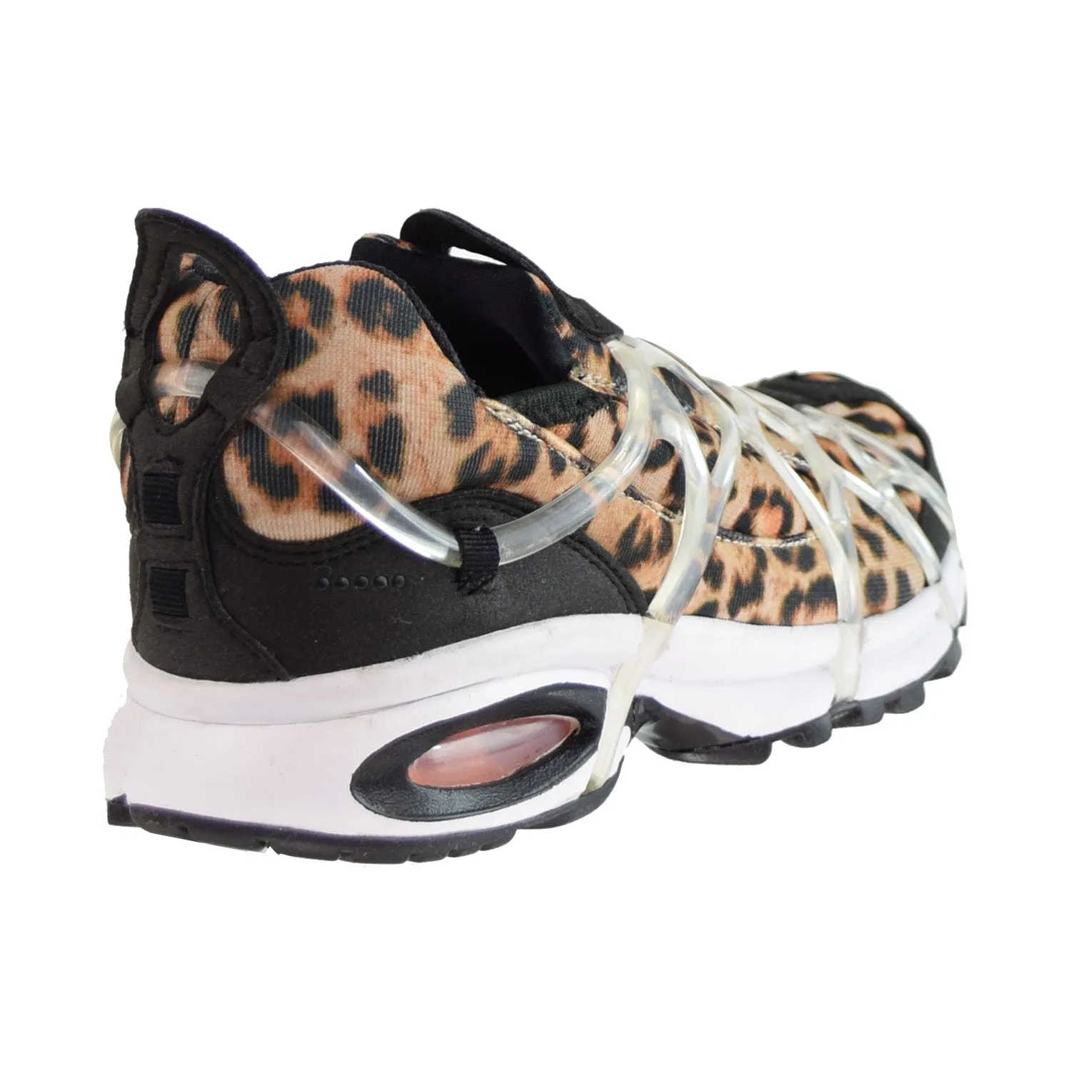 Nike Air Kukini SE "Leopard" (GS) Big Kids' Shoes Black-Kumquat-Multi color