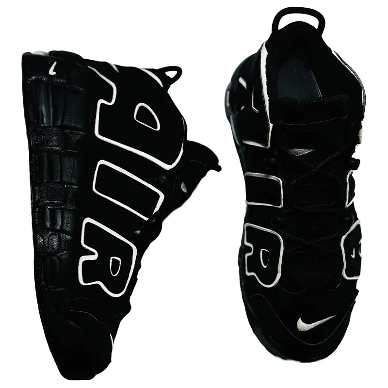 Nike Air More UPTEMPO (GS) Black Shoes - 415082-002