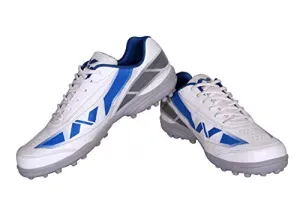 NIVIA - - Step Out & Play 479WB Synthetic Hook-1 Cricket Shoes, UK 8 (White)