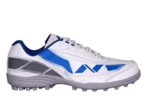 NIVIA - - Step Out & Play 479WB Synthetic Hook-1 Cricket Shoes, UK 8 (White)