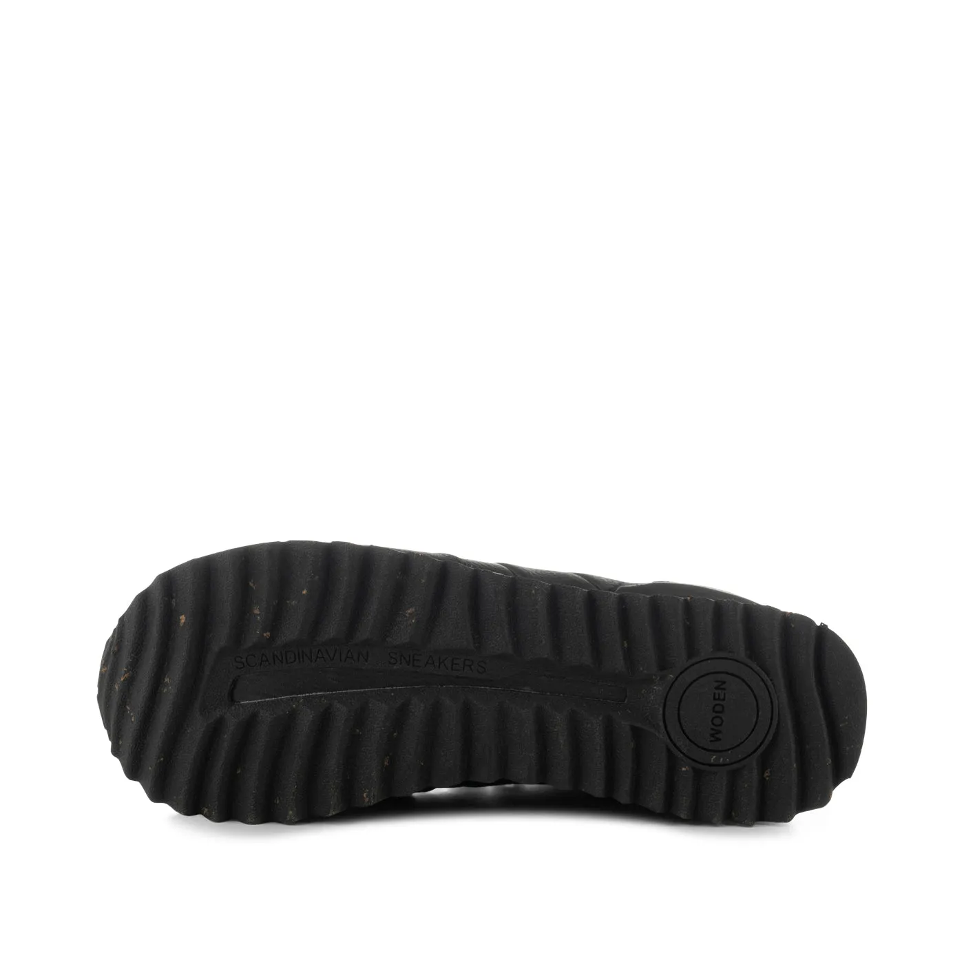 Nora III Full Leather Plateau - Black