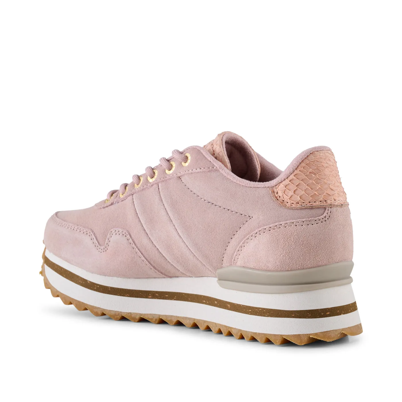 Nora III Suede Plateau - Dry Rose