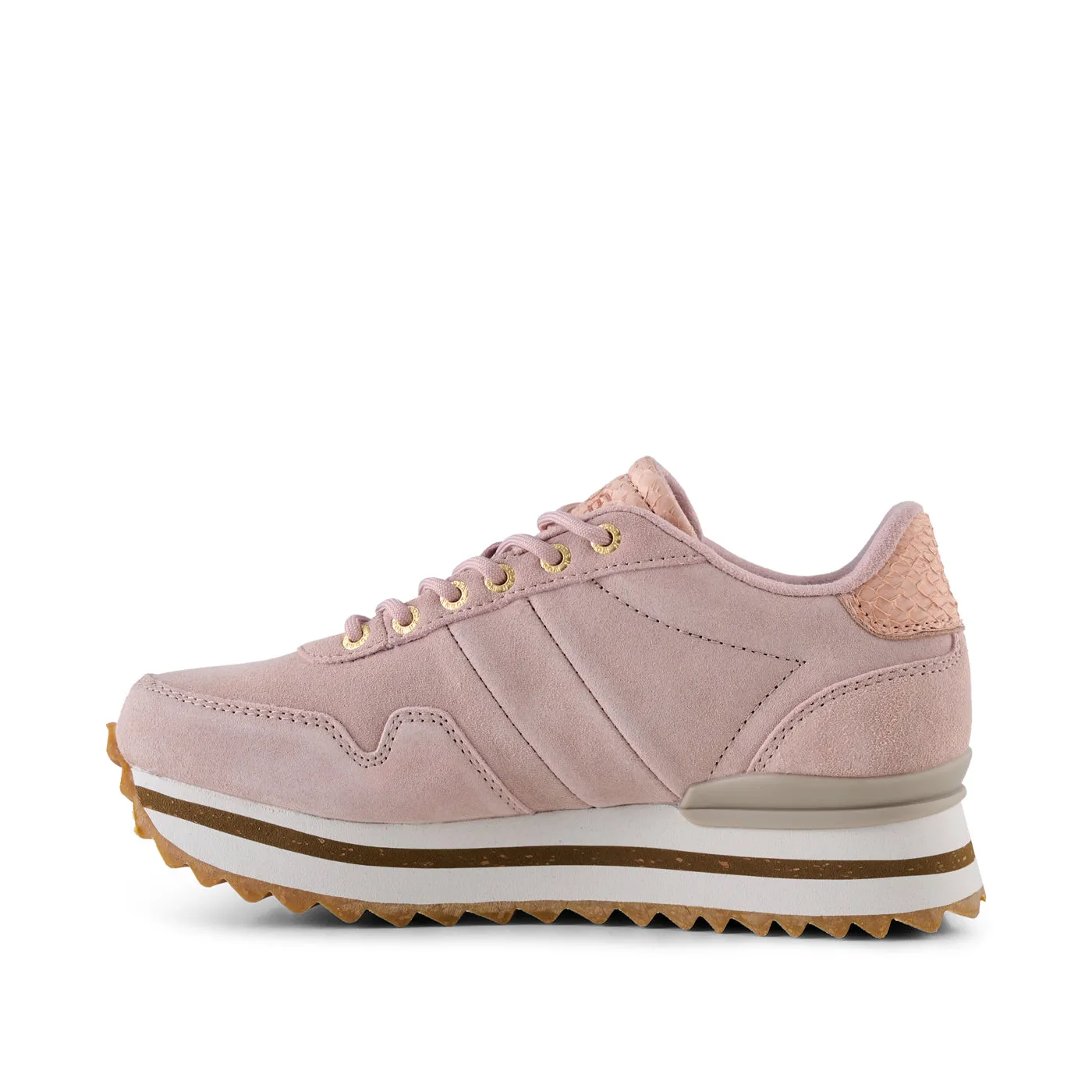 Nora III Suede Plateau - Dry Rose