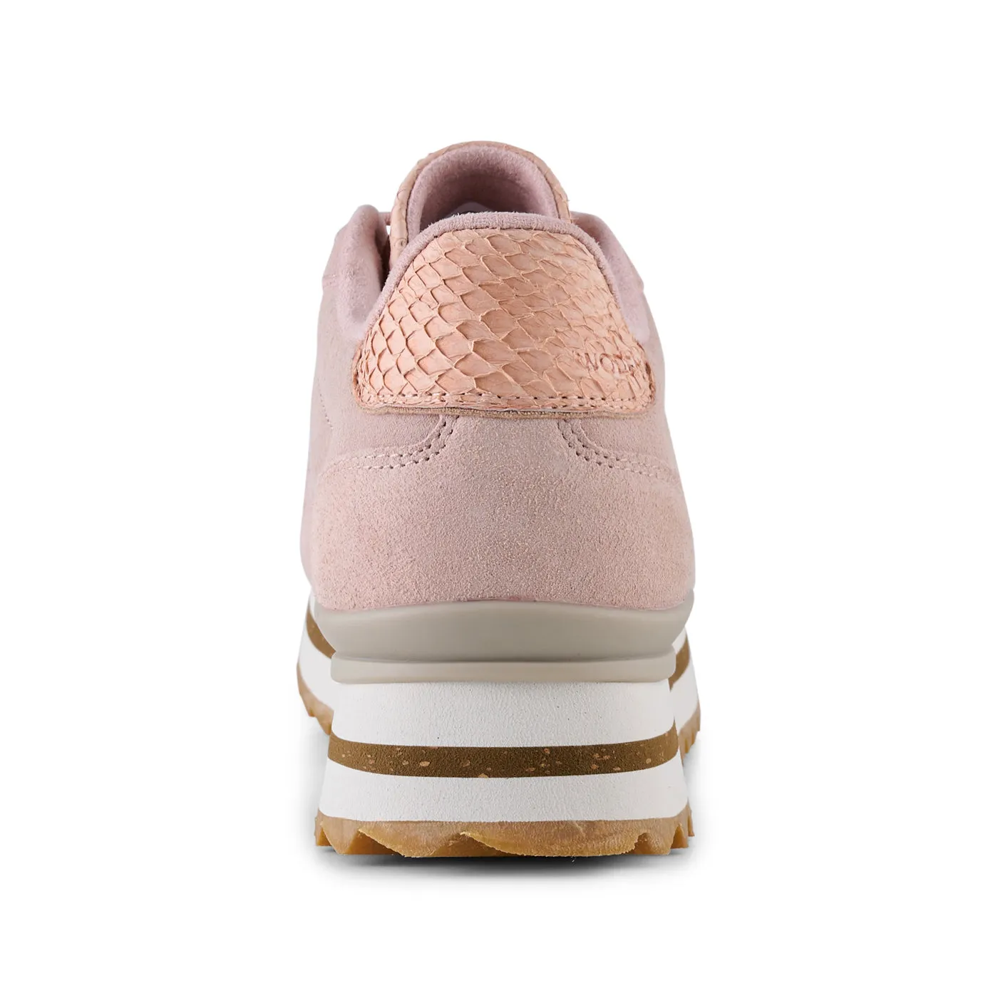 Nora III Suede Plateau - Dry Rose