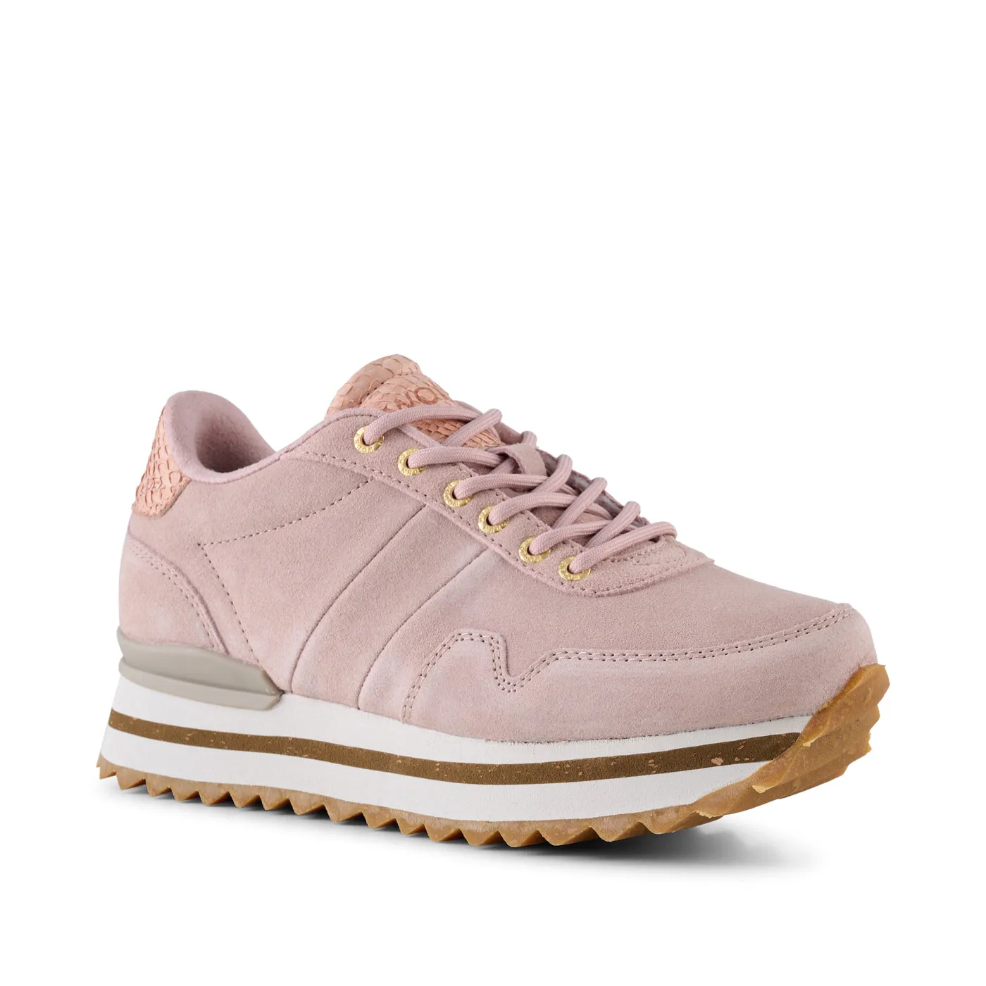 Nora III Suede Plateau - Dry Rose