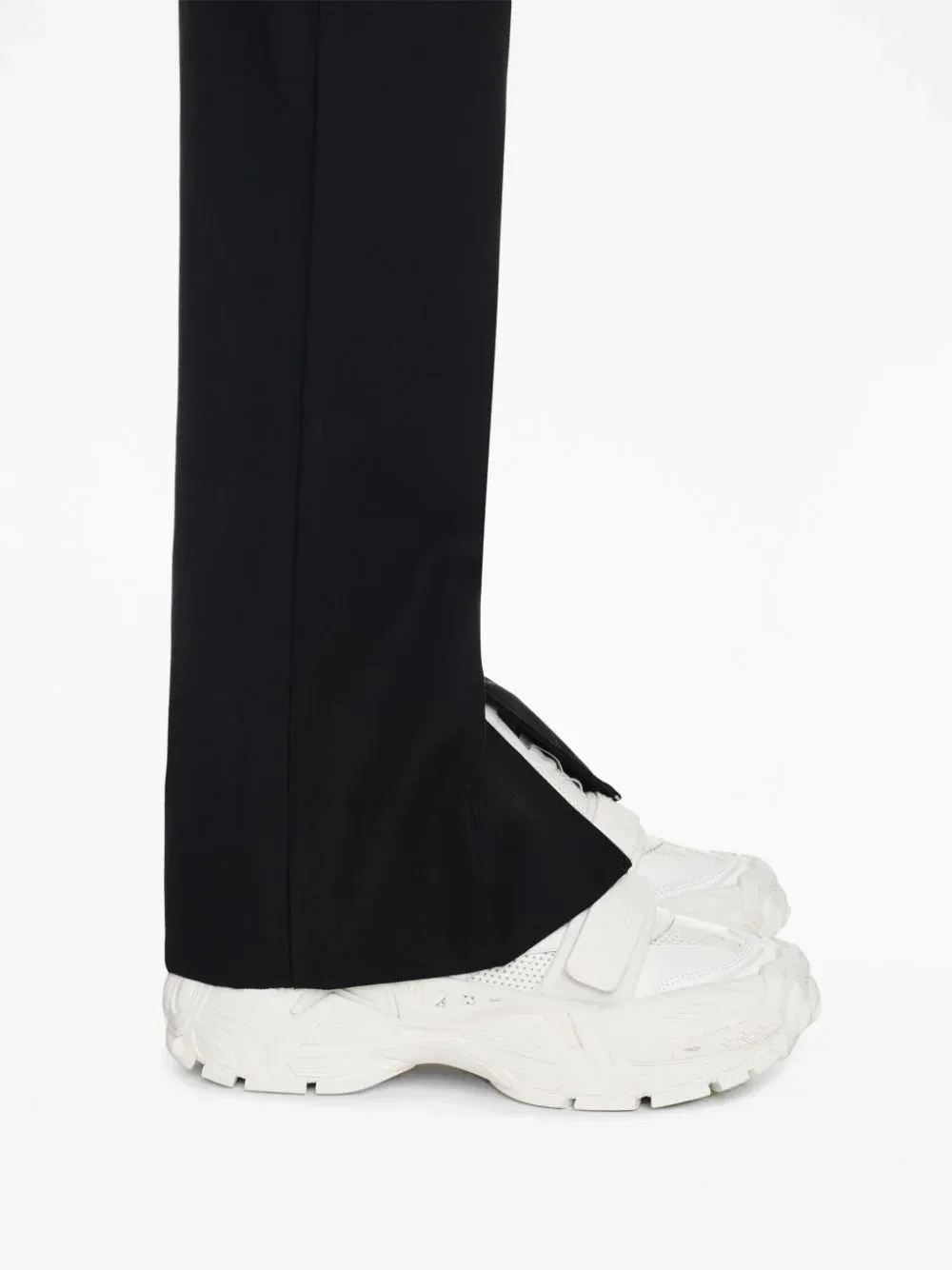 OFF-WHITE Glove Slip On Low Top Leather Sneakers White