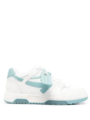 OFF-WHITE Out Of Office Calf Leather White/Celadon
