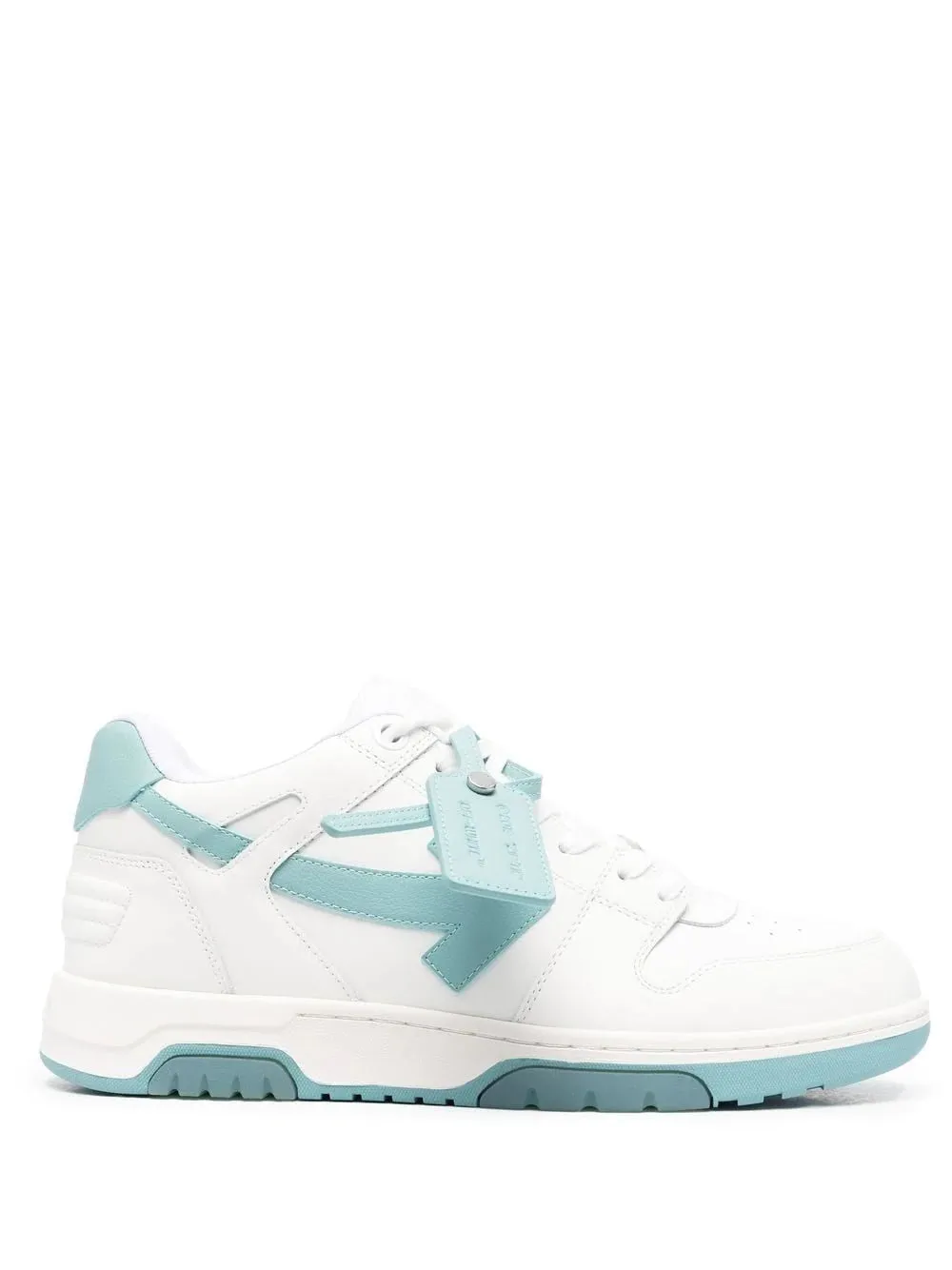 OFF-WHITE Out Of Office Calf Leather White/Celadon