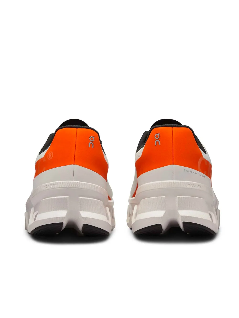 ON RUNNING WOMEN Cloudmonster White Flame  Running Sneakers White Multicolou