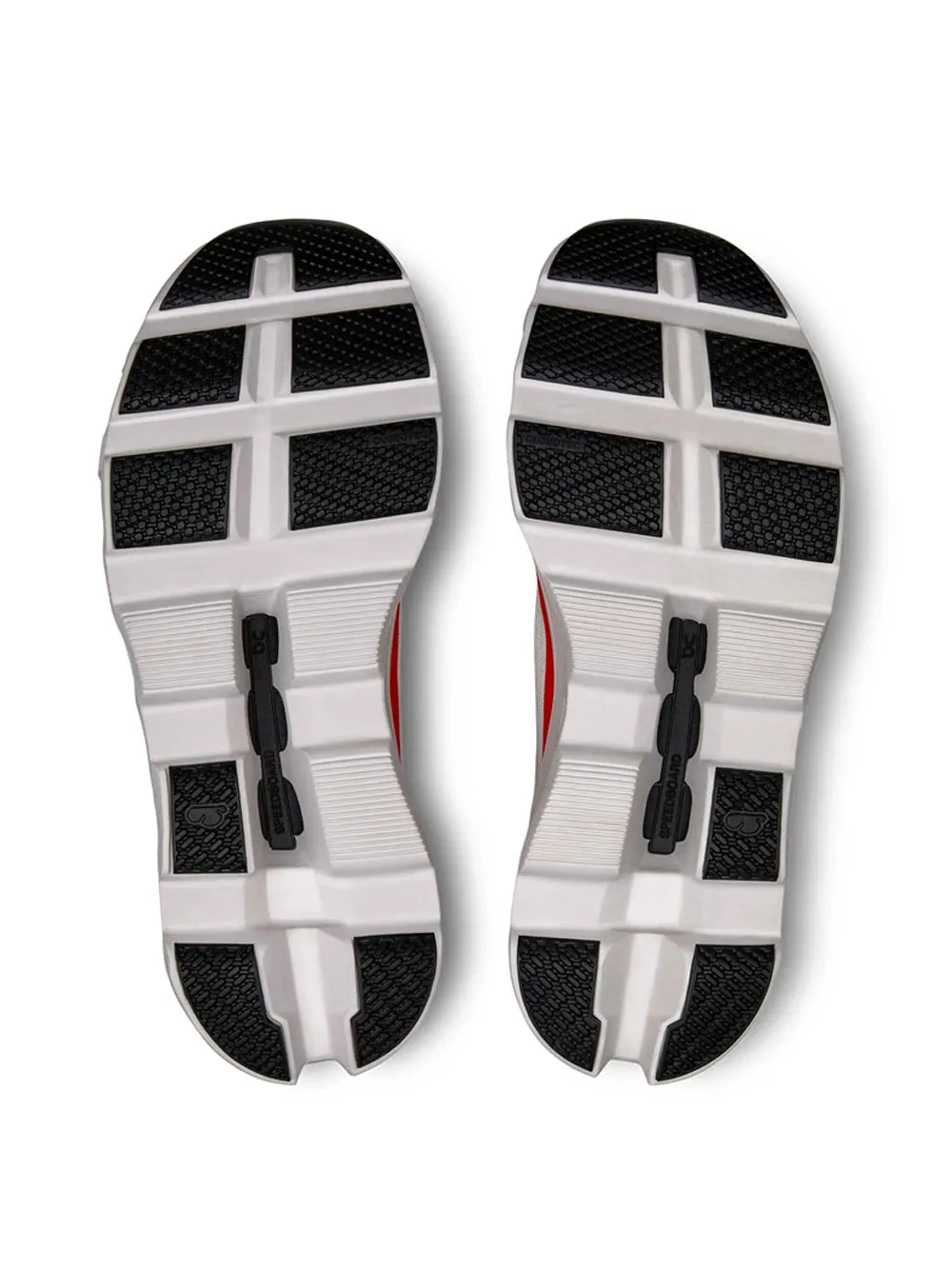 ON RUNNING WOMEN Cloudmonster White Flame  Running Sneakers White Multicolou