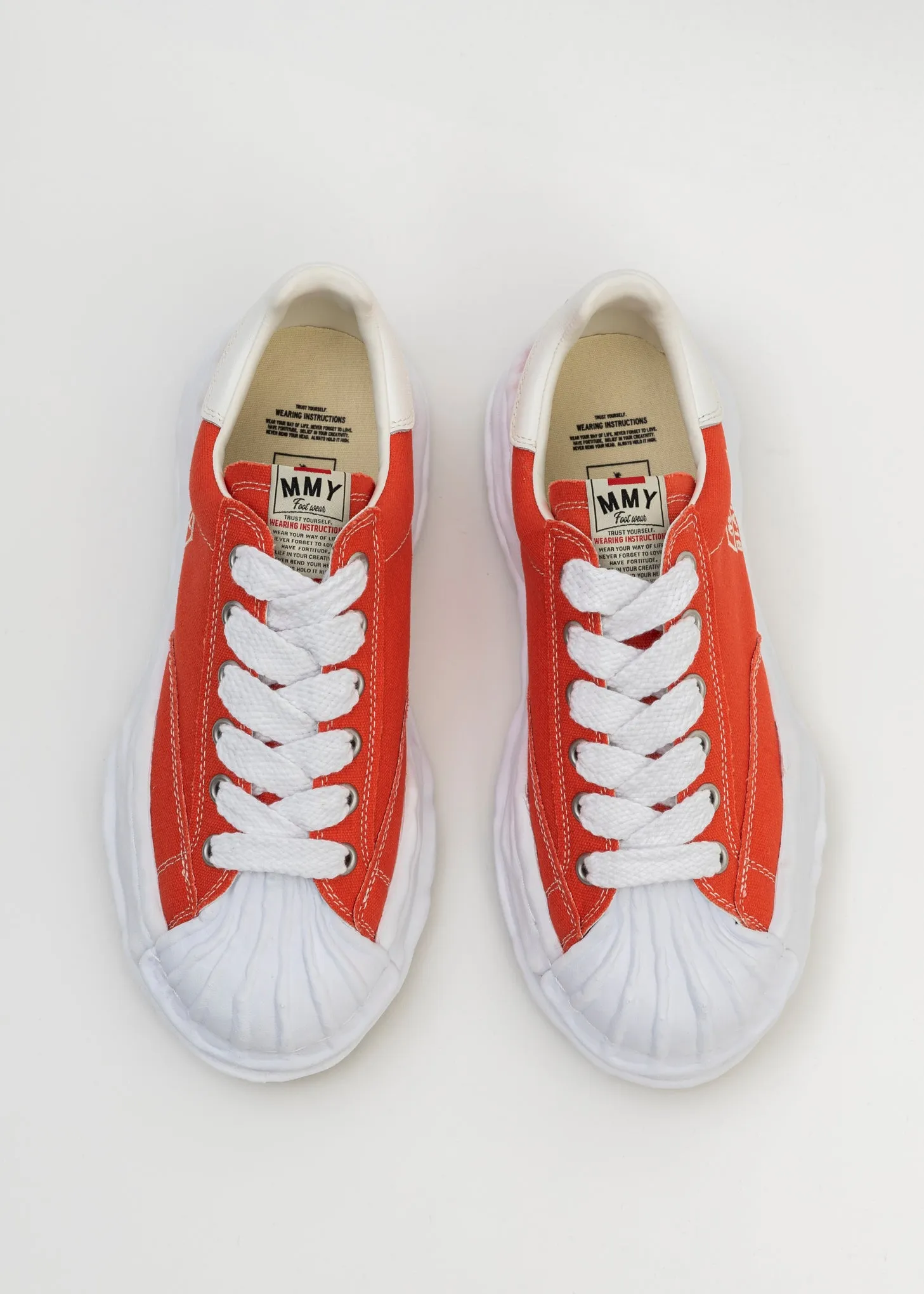 Orange OG Sole Canvas Low-Top Sneaker (BLAKEY LOW)