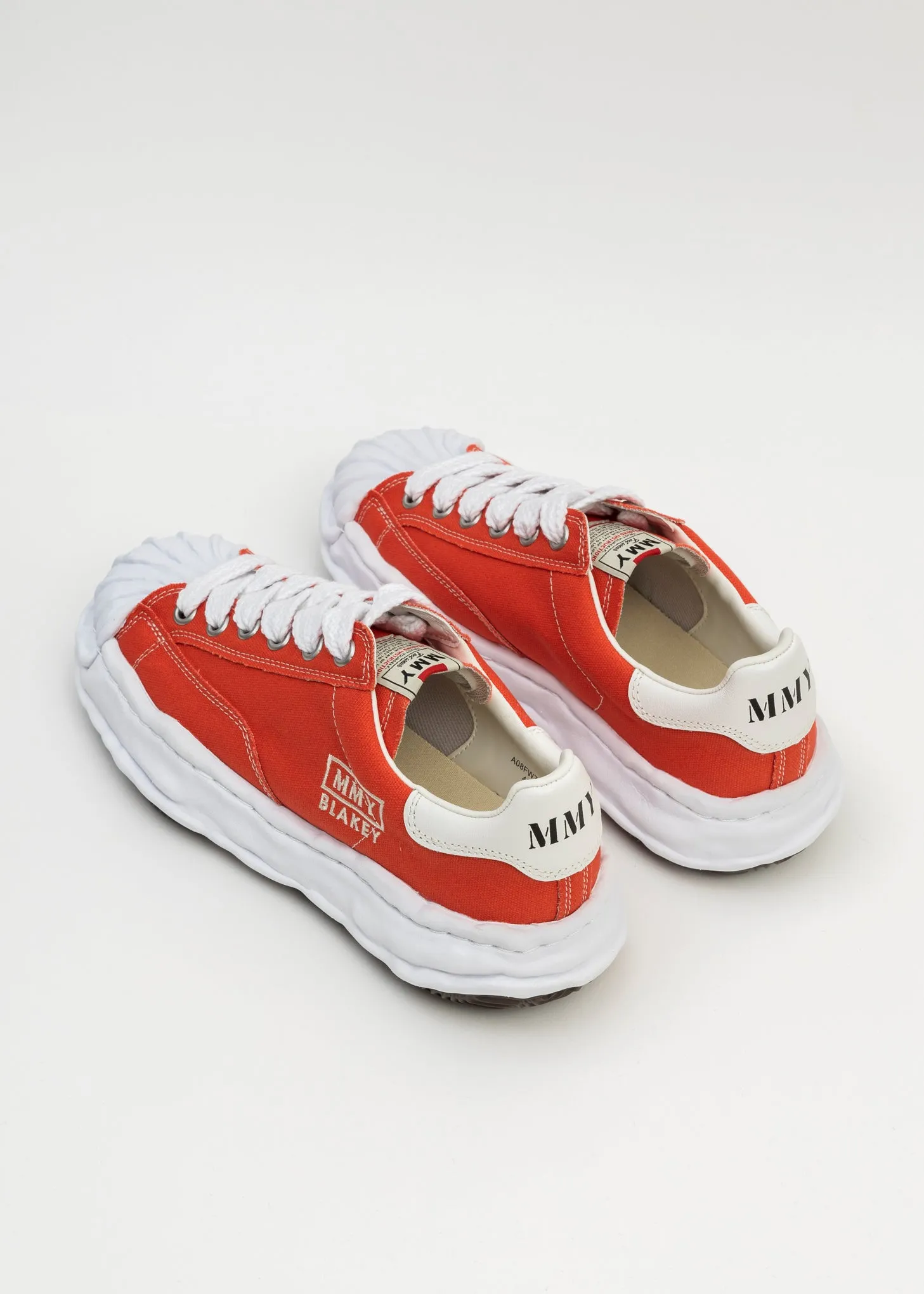 Orange OG Sole Canvas Low-Top Sneaker (BLAKEY LOW)