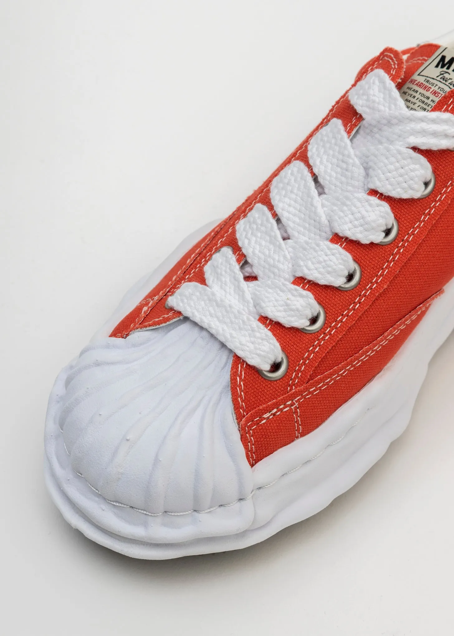 Orange OG Sole Canvas Low-Top Sneaker (BLAKEY LOW)