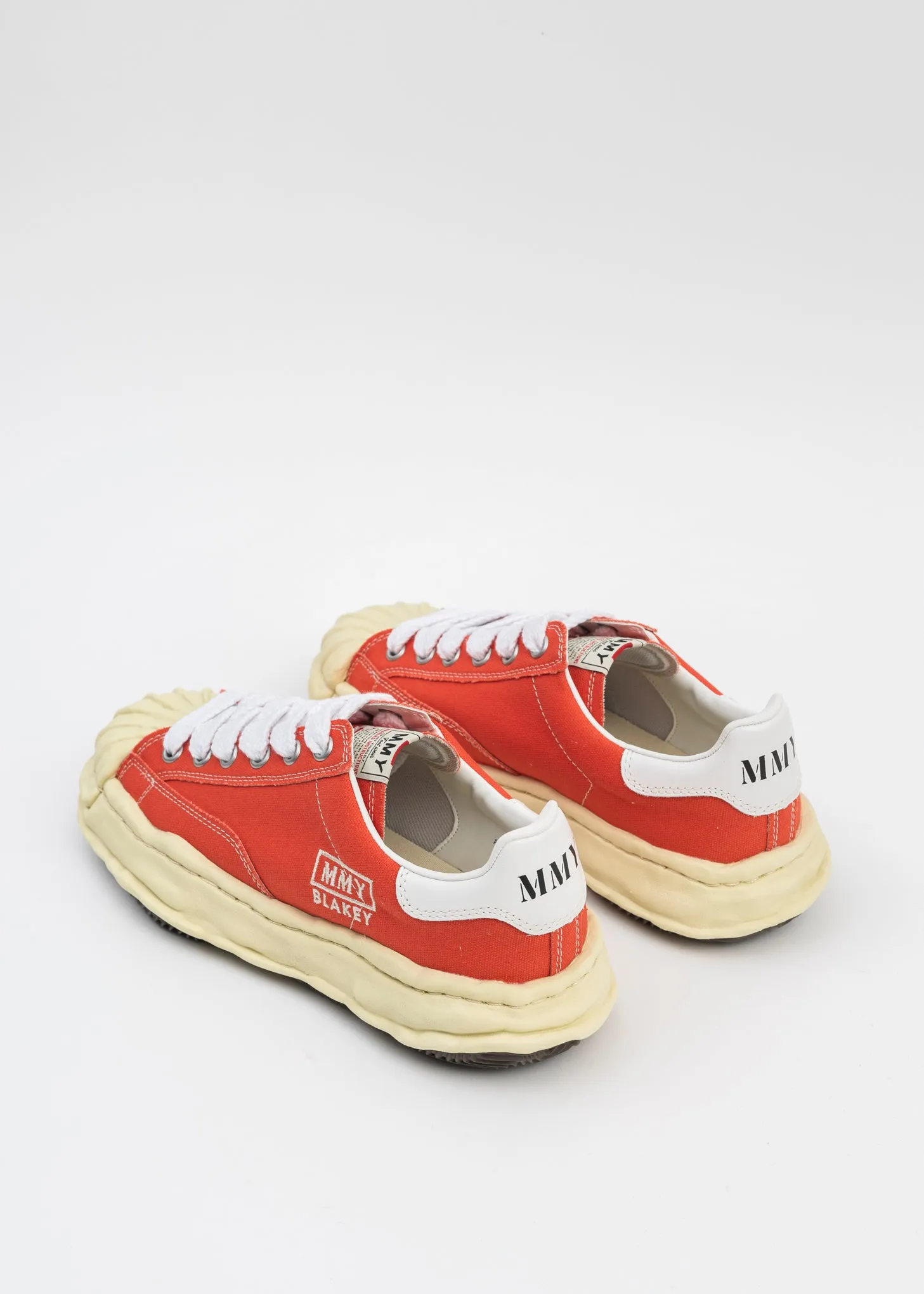 Orange OG Sole Vintage Colour Canvas Low-Top Sneaker (BLAKEY LOW)